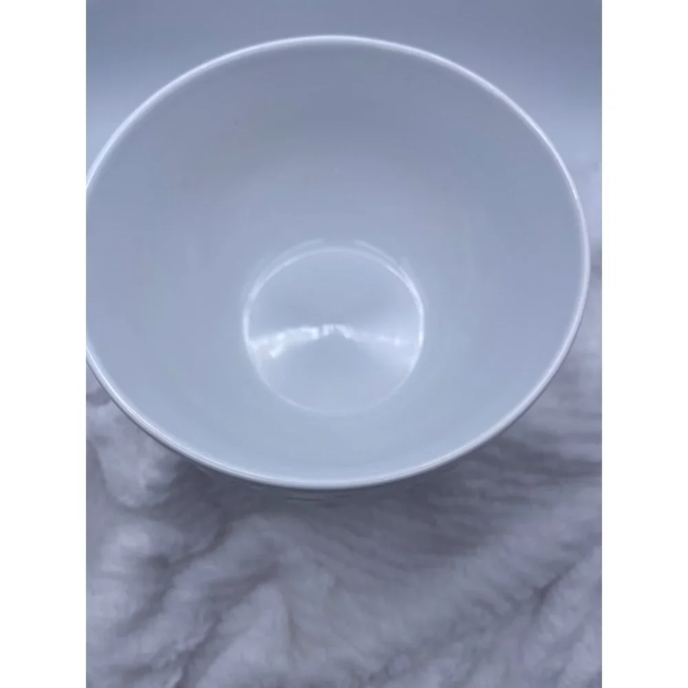 Vintage Pottery Barn White Popcorn Bowls Set of Two Discontinued - Picture 2 of 10